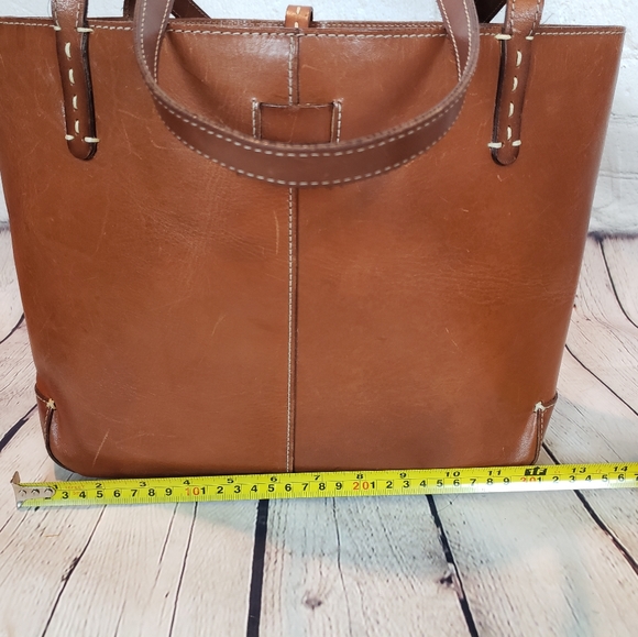 Brown leather bag - Picture 7 of 8